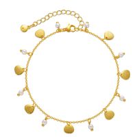 Nouveau Bracelet De Cheville Réglable Avec Pendentif En Perles De Coquillages main image 1