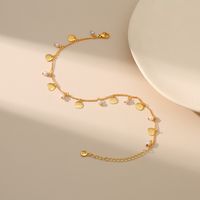 Nouveau Bracelet De Cheville Réglable Avec Pendentif En Perles De Coquillages main image 4