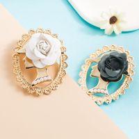 Fashion New Beauty Head Shape Brooch Coat Accessories Female Wholesale main image 3