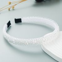 Fashion Fish Line Braided String Crystal Face Wash Headband main image 4