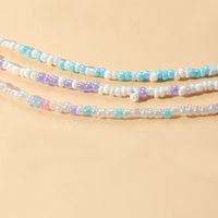 Modische Geometrische Perlenkette In Kontrastfarbe Für Frauen main image 5