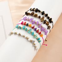 Bohemian Style Color Retractable Special-shaped Stone Beaded Bracelet main image 3