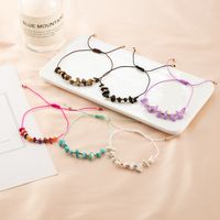Bohemian Style Color Retractable Special-shaped Stone Beaded Bracelet main image 4