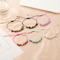 Bohemian Style Color Retractable Special-shaped Stone Beaded Bracelet main image 5