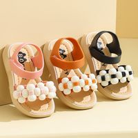 Soft Bottom One-word Belt Open Toe Children Sandals main image 1