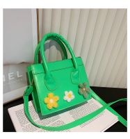 Fashion Flowers Cute Handbag One-shoulder Messenger Bag 18*15*7cm sku image 3