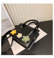 Fashion Flowers Cute Handbag One-shoulder Messenger Bag 18*15*7cm sku image 4