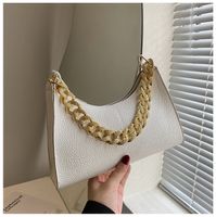 Fashion Chain Handbag Shoulder Rmpit Bag24.5*17*6.5cm sku image 2