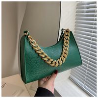 Fashion Chain Handbag Shoulder Rmpit Bag24.5*17*6.5cm sku image 4