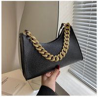 Fashion Chain Handbag Shoulder Rmpit Bag24.5*17*6.5cm sku image 5