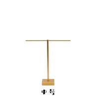 Square Base Metal Jewelry Stand T Shape Gold Earring Display Stand Counter Jewelry Display Stand Desk Jewelry Stand sku image 2