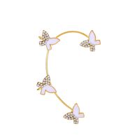Fashion Diamond-studded Butterfly Ear Bone Clip Single sku image 8
