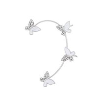 Fashion Diamond-studded Butterfly Ear Bone Clip Single sku image 9
