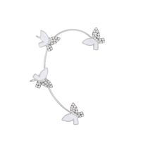 Fashion Diamond-studded Butterfly Ear Bone Clip Single sku image 10