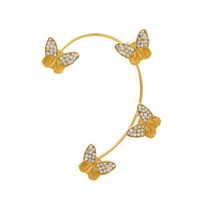 Fashion Diamond-studded Butterfly Ear Bone Clip Single sku image 19