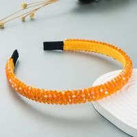 Fashion Fish Line Braided String Crystal Face Wash Headband sku image 11