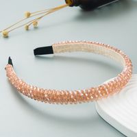Fashion Fish Line Braided String Crystal Face Wash Headband sku image 12