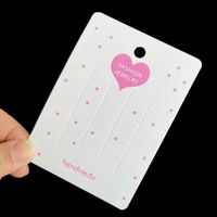 100pcs Wholesale Hairpin Cards Tag Brooch Hair Ring Hair Accessories Packaging Bag Jewelry Cardboard main image 3