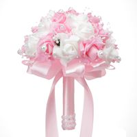 Fashion Wedding Supplies Foam Simulation Hand Holding Flower Pearl Decoration main image 6