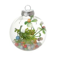 كرة عيد الميلاد شفافة عالية Pet الكرة البلاستيكية زخرفة عيد الميلاد main image 6