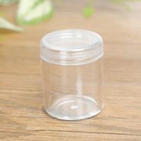 Mini Jewelry Capsule Pill Storage Box Round Box Threaded With Lid Sealed Transparent Plastic Packaging Box Wholesale main image 5
