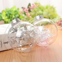 New Transparent Plastic Ball Hollow New Year Spring Festival Decorations main image 5