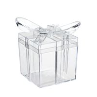 Boîte-cadeau De Bonbons Carrés En Plastique Transparent De Qualité Alimentaire Transfrontalière Boîte De Bonbons De Mariage Boîte-cadeau De Compagnon De Mariage Boîte D&#39;emballage main image 6