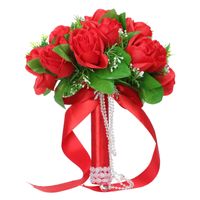 Fashion Simple Bridal Wedding Simulation Rose Bouquet main image 6