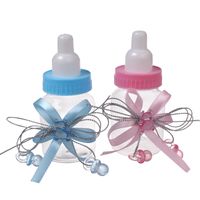 European-style Creative Cute Milk Bottle Transparent Plastic Wedding Candy Box Baby Shower Birthday Gift Packaging Sugar Box main image 6