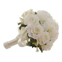 White Simulation Flower Wedding Bride Holding Flower Creative Western Wedding Supplies main image 6