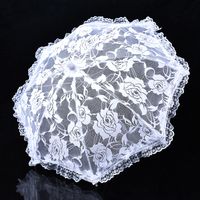 Craft Lace White Lace Umbrella Children&#39;s Stage Performance Mini Dance Decorative Umbrella Photography Scene Props Umbrella main image 2