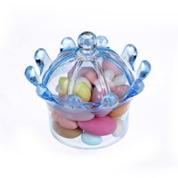 Creative Transparent Food Grade Plastic Mini Round Wedding Candy Box 12 Pcs main image 5
