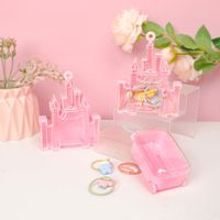 Jewelry Storage Box Transparent Girl Heart Portable Box Ins Wind Exquisite Jewelry Box Earring Necklace Dustproof main image 4