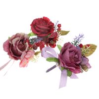 Fournitures De Mariage Corsage De Simulation De Couple Décoration Florale Créative main image 5