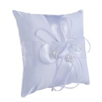 Creative White Flower Bud Wedding Bridal Ring Pillow Wedding Supplies Wholesale main image 3