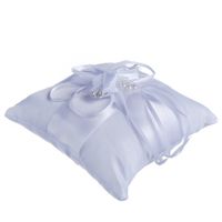 Creative White Flower Bud Wedding Bridal Ring Pillow Wedding Supplies Wholesale main image 4