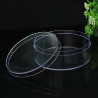 Round Plastic Transparent Candy Food Packaging Storage Box main image 1