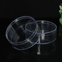 Round Plastic Transparent Candy Food Packaging Storage Box main image 3