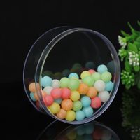 Round Plastic Transparent Candy Food Packaging Storage Box main image 4