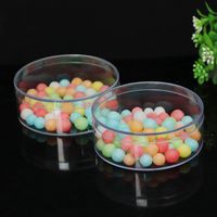 Boîte De Rangement Ronde En Plastique Transparent Pour Emballages Alimentaires De Bonbons main image 5