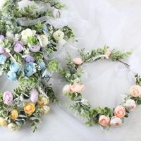 Fashion Flowers Bridal Wreath Headdress Accessories Wedding Hair Accessories main image 3