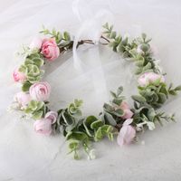 Fashion Flowers Bridal Wreath Headdress Accessories Wedding Hair Accessories main image 5