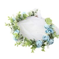 Fashion Flowers Bridal Wreath Headdress Accessories Wedding Hair Accessories main image 6