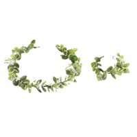 Cross-border Special For Forest Photo Shoot Green Plant Flowers Bride Holiday Wedding Head Flower Garland main image 6