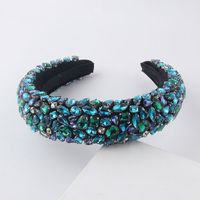 Nouvelle Mode Transfrontalière Style Européen Et Américain Baroque Plein Diamant Luxe Éponge Bandeau Dames Bal Cadeau Coiffure Accessoires Pour Cheveux main image 5