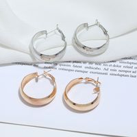 New Simple Birthday Jewelry Geometric Earrings main image 6
