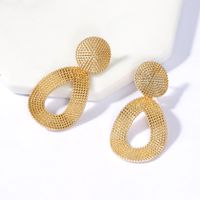 New Fashion Exaggerated Alloy Pointed Drop Earrings main image 5