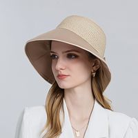 Fashion Fisherman Hat Female Summer Bow Sun Straw Hat Female sku image 1