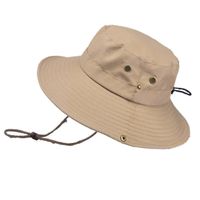 Fashion Outdoor Men's Mountaineering Big Brim Breathable Hat sku image 1