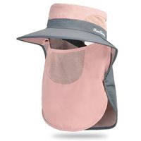 Sombrero De Protección Solar Transpirable De Malla Con Agujero De Cola De Caballo Para Hombres Y Mujeres De Verano sku image 4